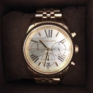 Michael Kors Lexington Gold-Tone Watch
